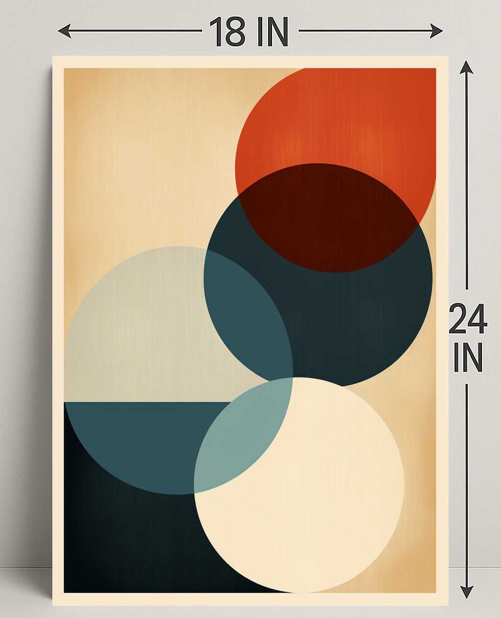Abstract Geometric Harmony Abstract Poster
