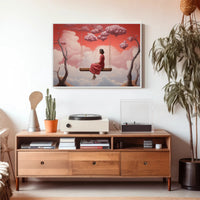 Surreal Swing in Dreamscape Fantasy or Mythology Poster