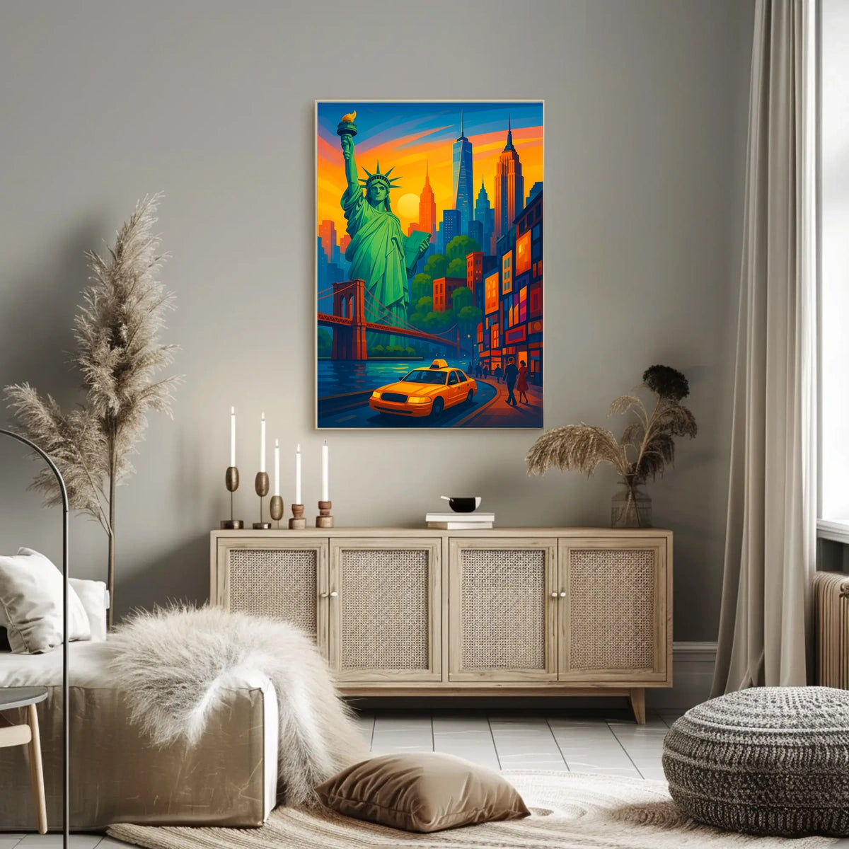 Vibrant New York Cityscape