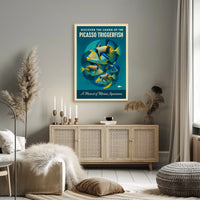 Discover the Charm of the Picasso Triggerfish Poster