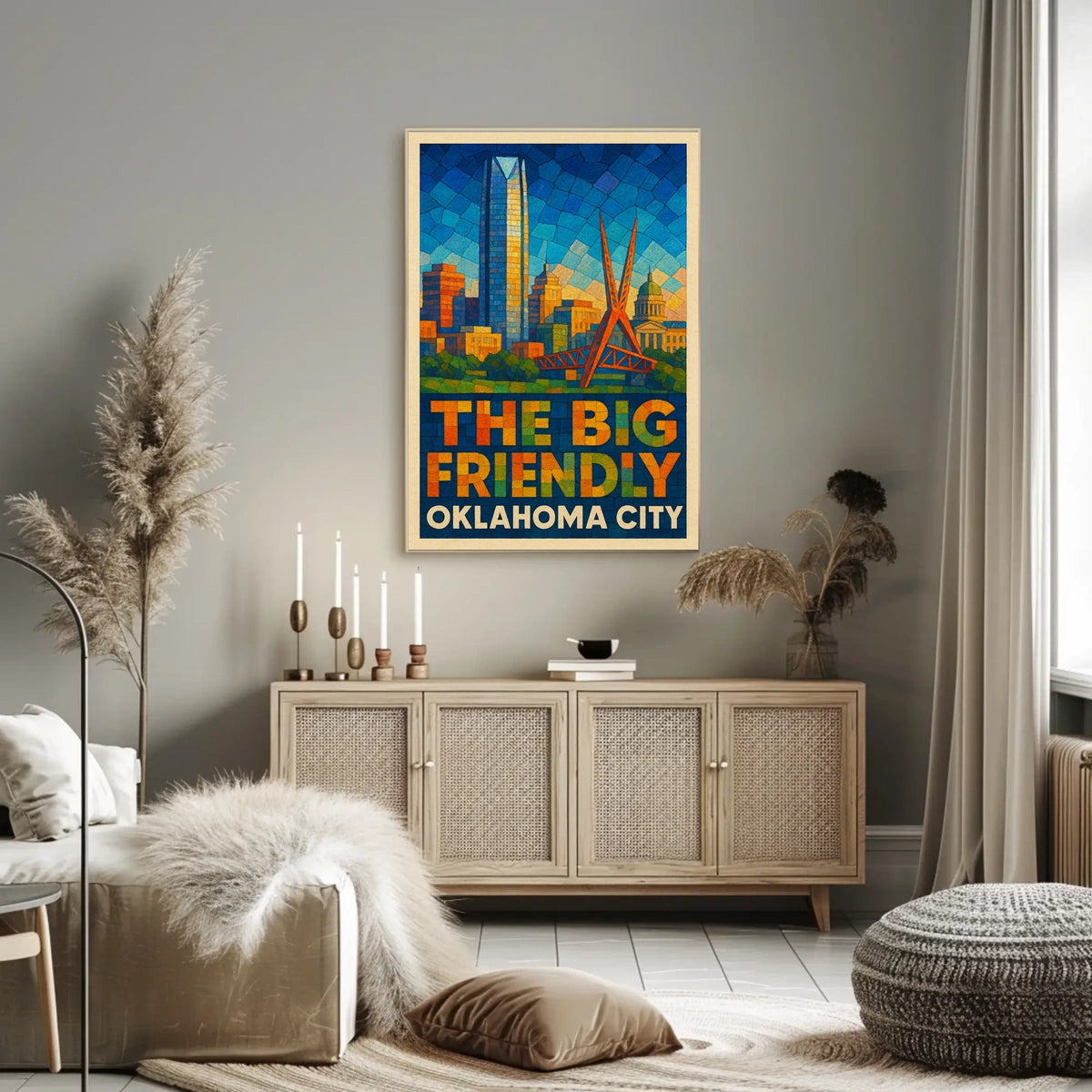 The Big Friendly Oklahoma City Poster