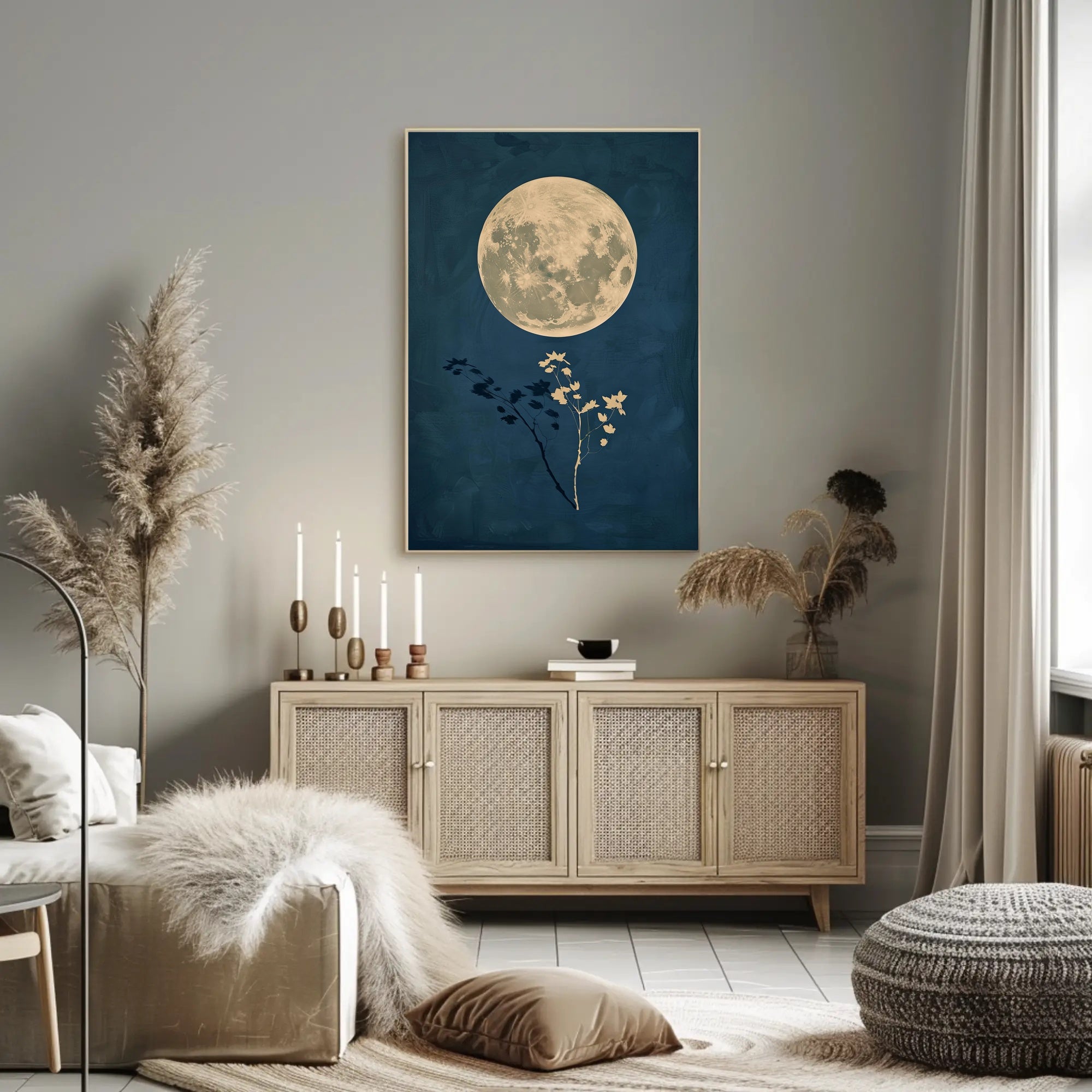 Moonlit Elegance Poster