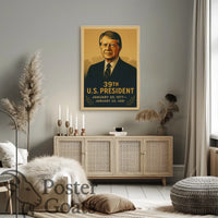 Vintage U.S. President Historical or Presidential Poster