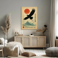 Glacier National Park Artistic National Park Poster