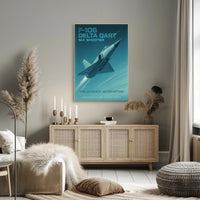 F-106 Delta Dart Flight Art Poster