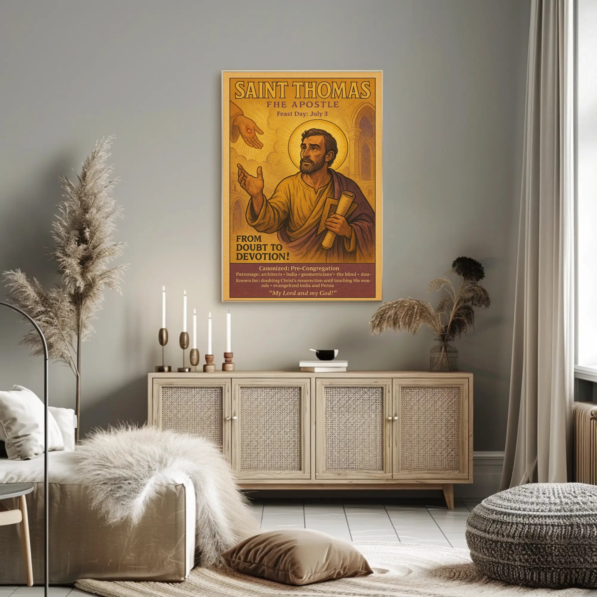 Saint Thomas the Apostle Poster PosterGoat