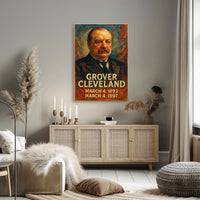 Grover Cleveland Presidential Terms Poster