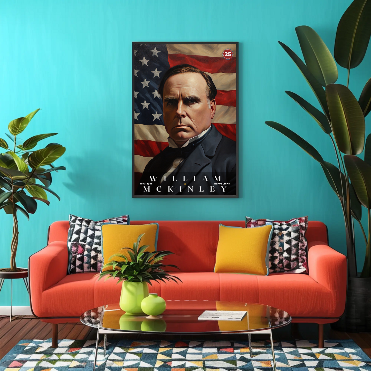 Wiliam McKinley 25th President Of The United States Portrait