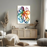 Vibrant Octopus Art Poster