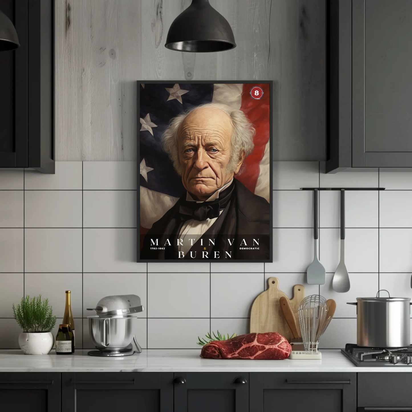 Martin Van Buren 8th President Of The United States Portrait