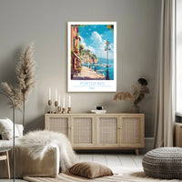 Portofino Seaside Village Travel Poster