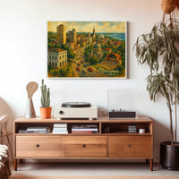 Monrovia Cityscape Vibrant Wanderlust Photography Poster