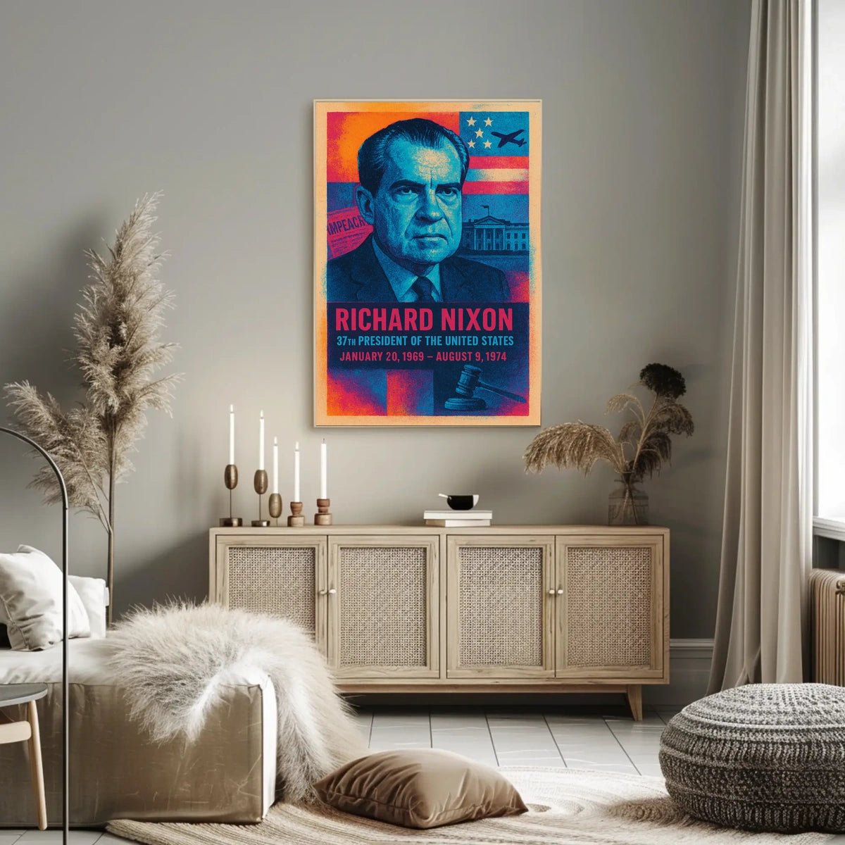 Richard Nixon 37th President Poster