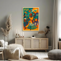 Fly Haiti Wander in Color Poster