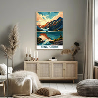 Kenai Fjords Scenic Art Print National Park Poster