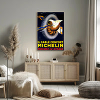Michelin Tire Advertisement Poster