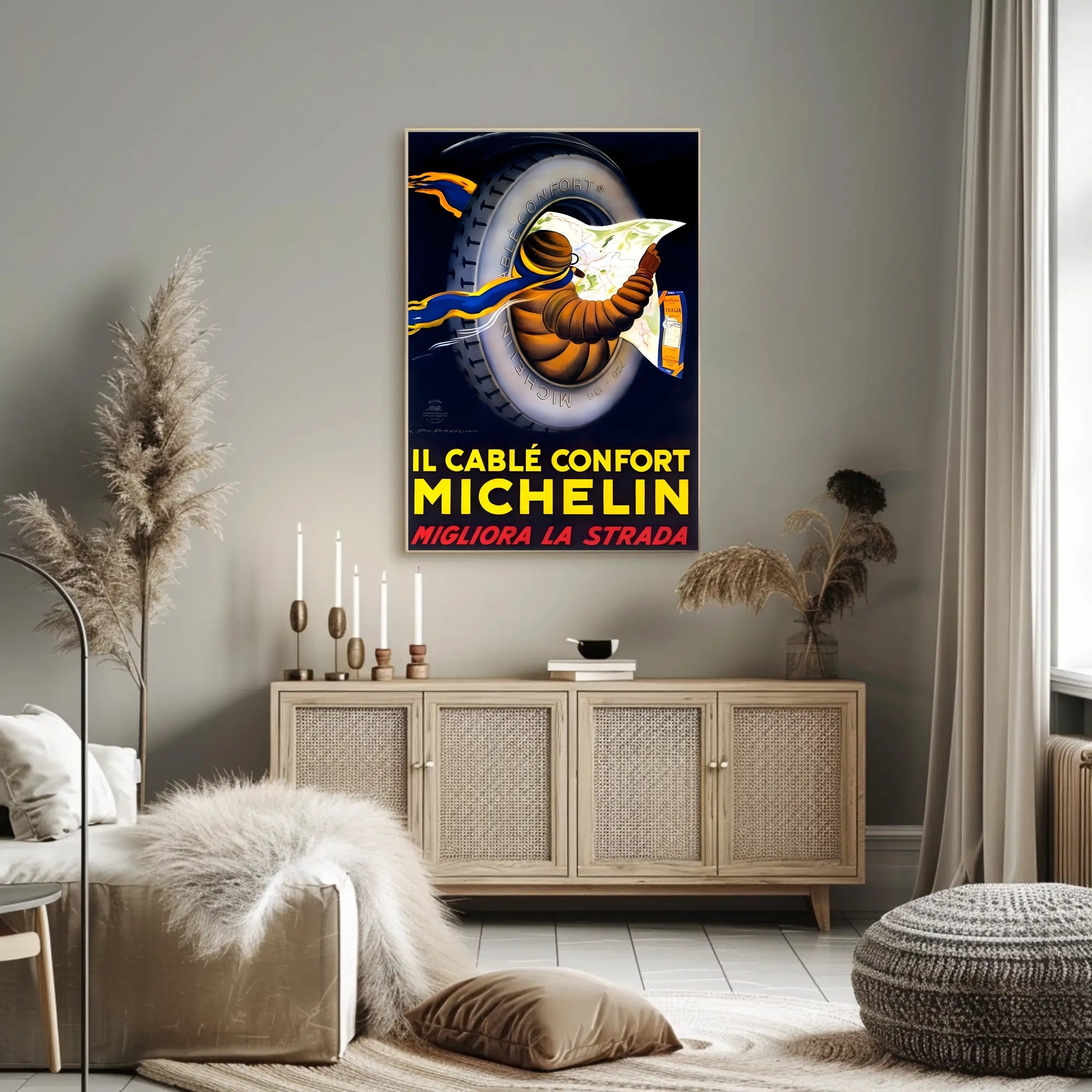 Michelin Tire Advertisement Poster