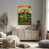 Discover IowaS Heartland Poster