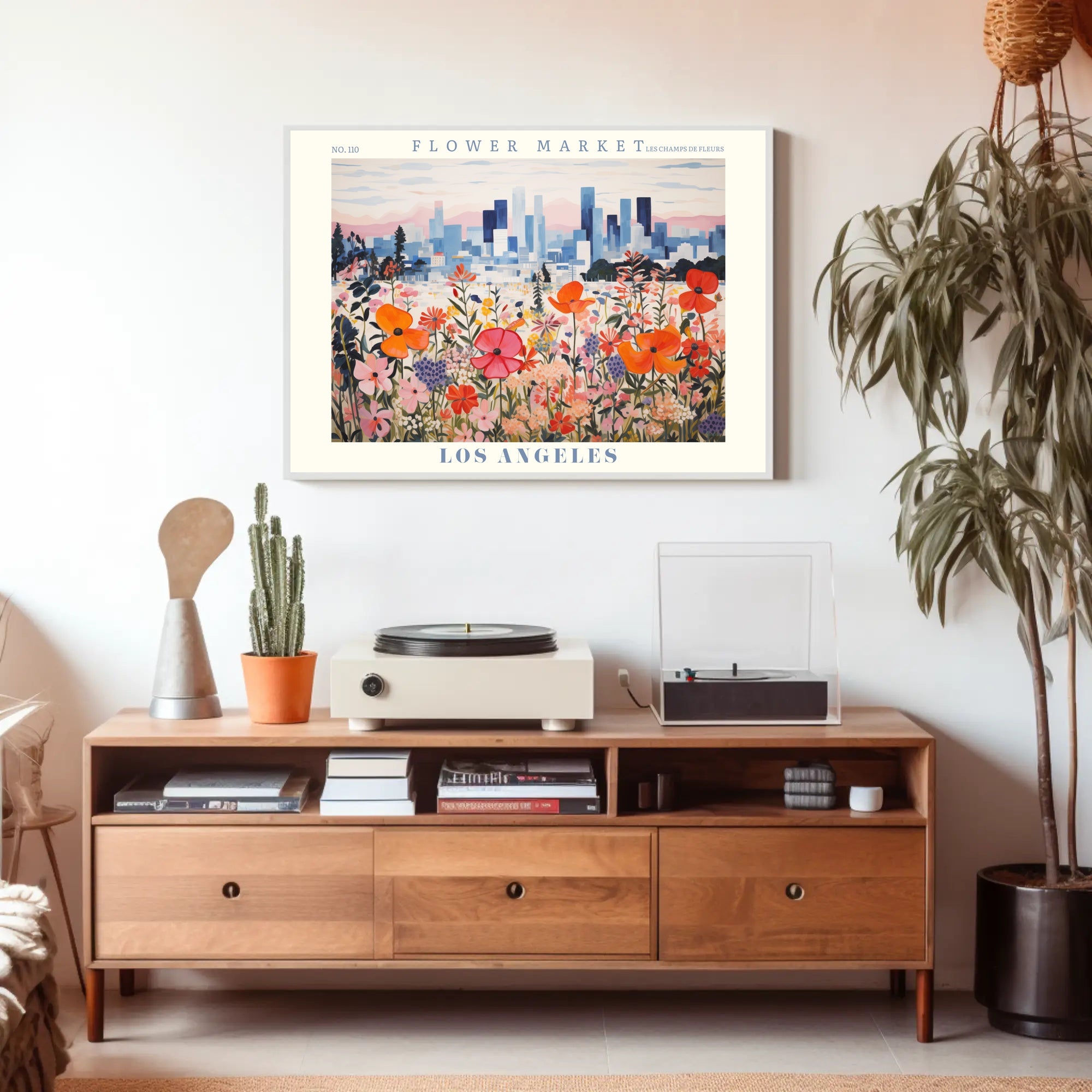 Flower Market Los Angeles Poster: Urban or Cityscape Poster