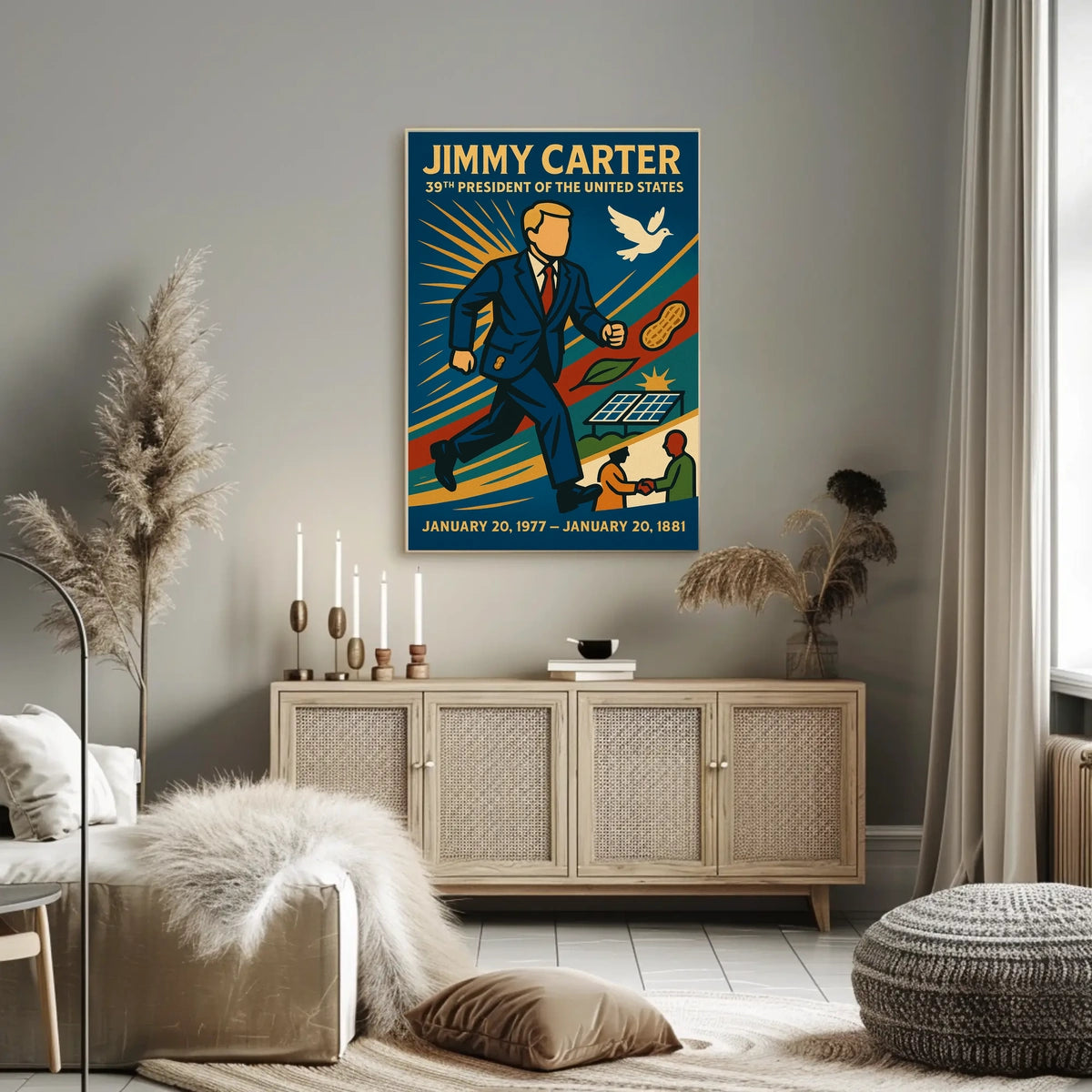 Jimmy Carter 39th President Poster