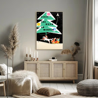 Visit the USSR in Winter Travel Poster PosterGoat