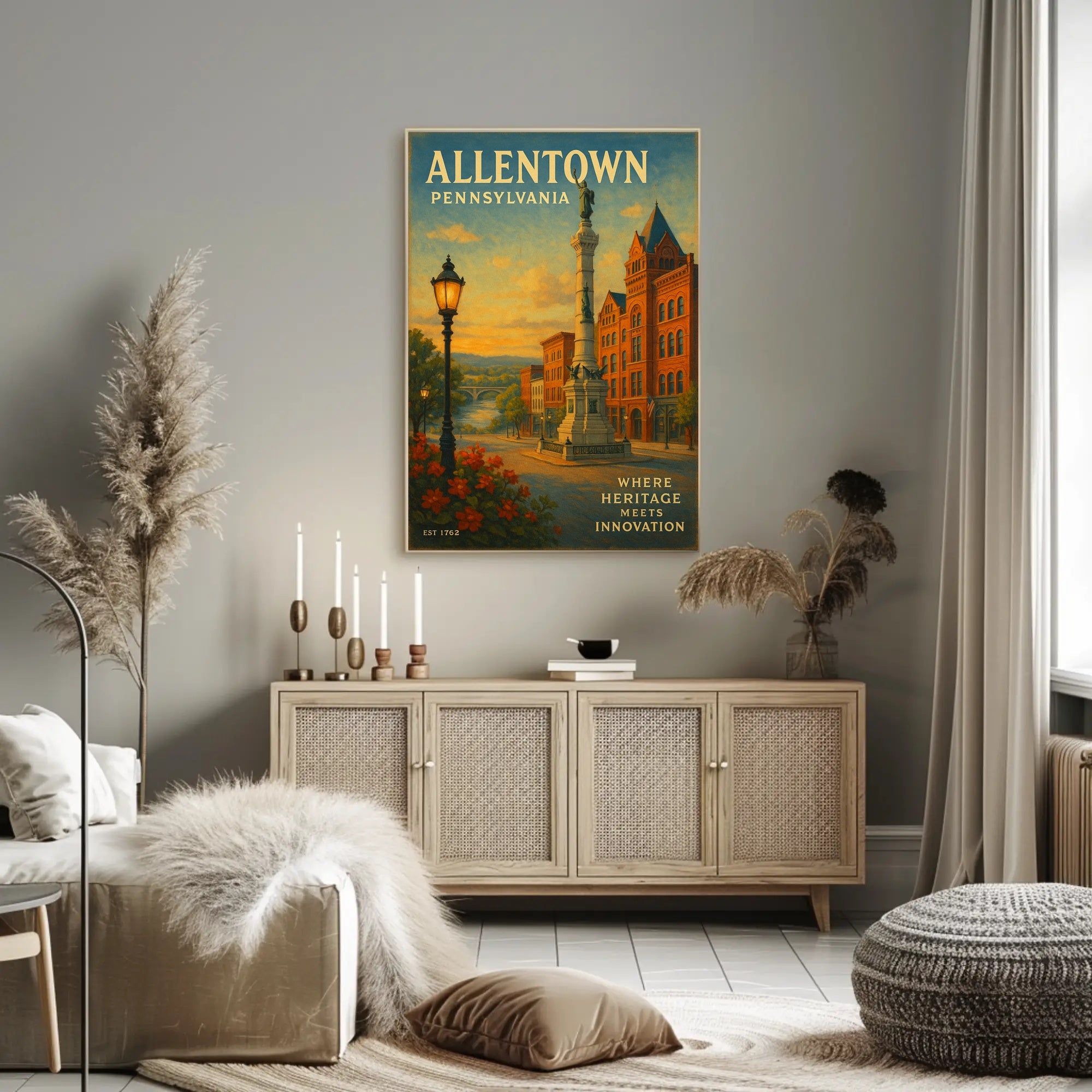 Allentown: Where Heritage Meets Innovation Poster