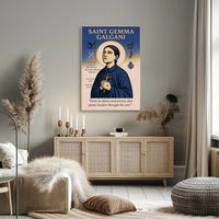 Saint Gemma Galgani Poster PosterGoat