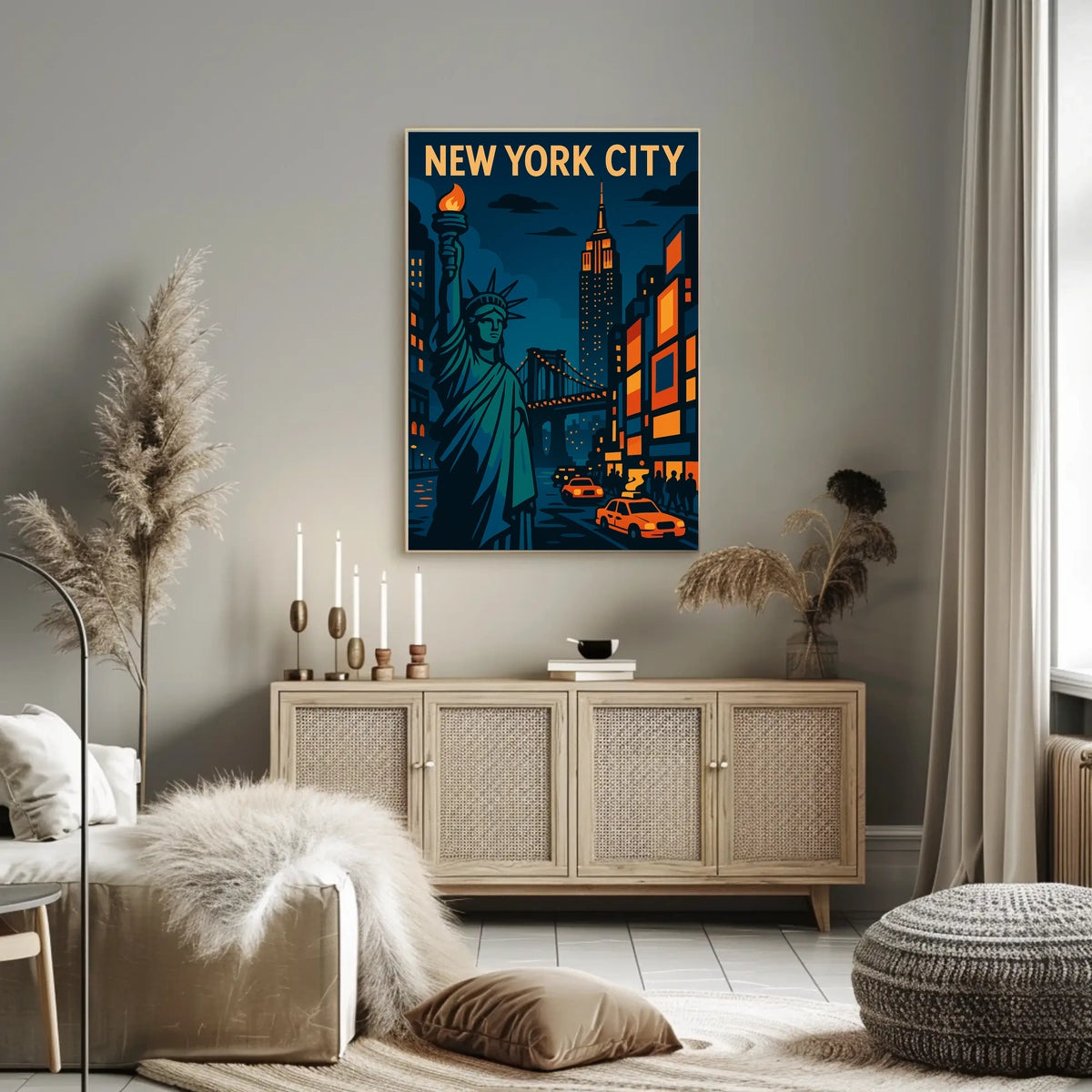 New York City Skyline Poster