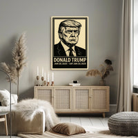 Trump Presidency Scenic Retro Patriotic Collector Poster
