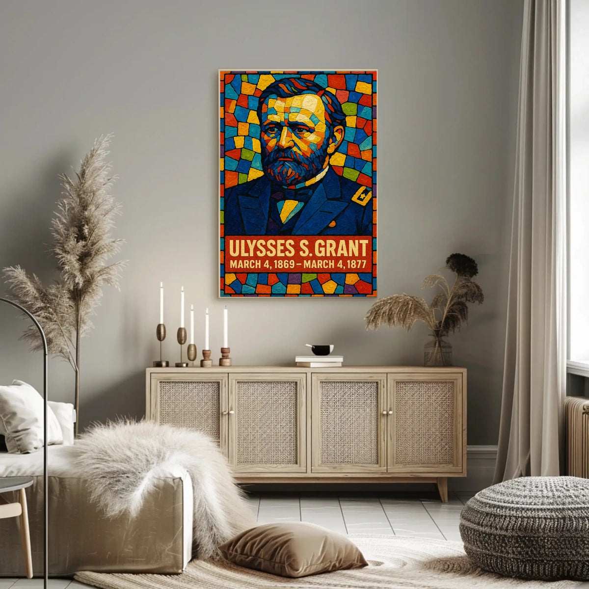 Ulysses S. Grant 18Th President Poster