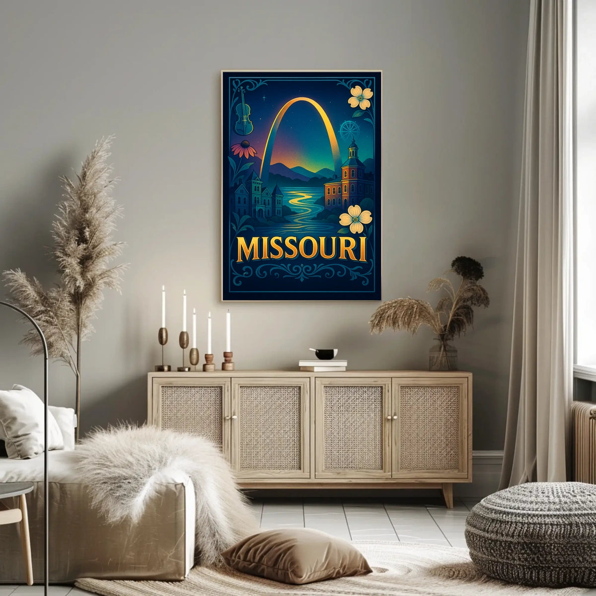 Missouri A Scenic Tribute Poster
