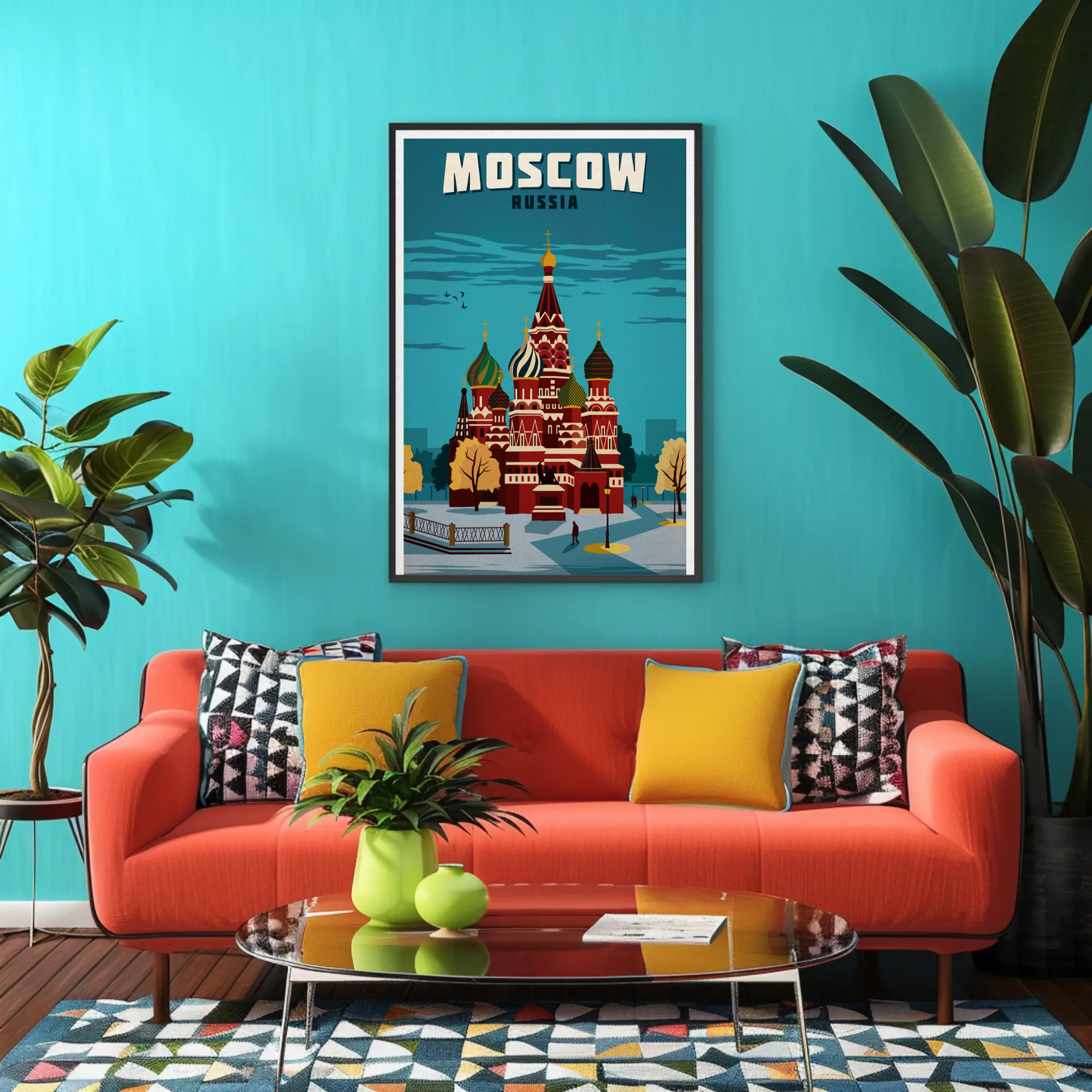 Moscow Travel Poster