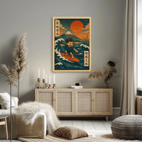 Surfing Adventure Poster