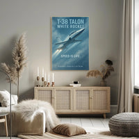 T-38 Talon Jet Speed Enthusiast Poster