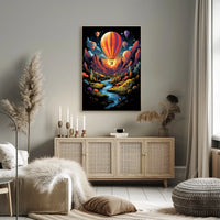 Dreamy Hot Air Balloon Adventure Poster