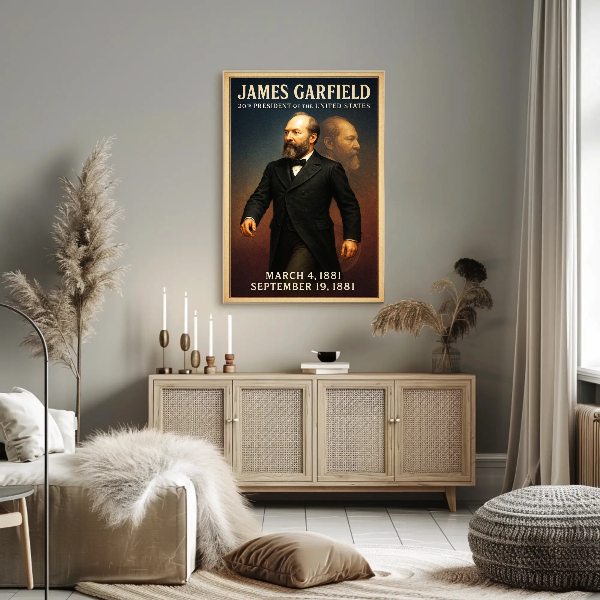 James Garfield 20th President Poster PosterGoat