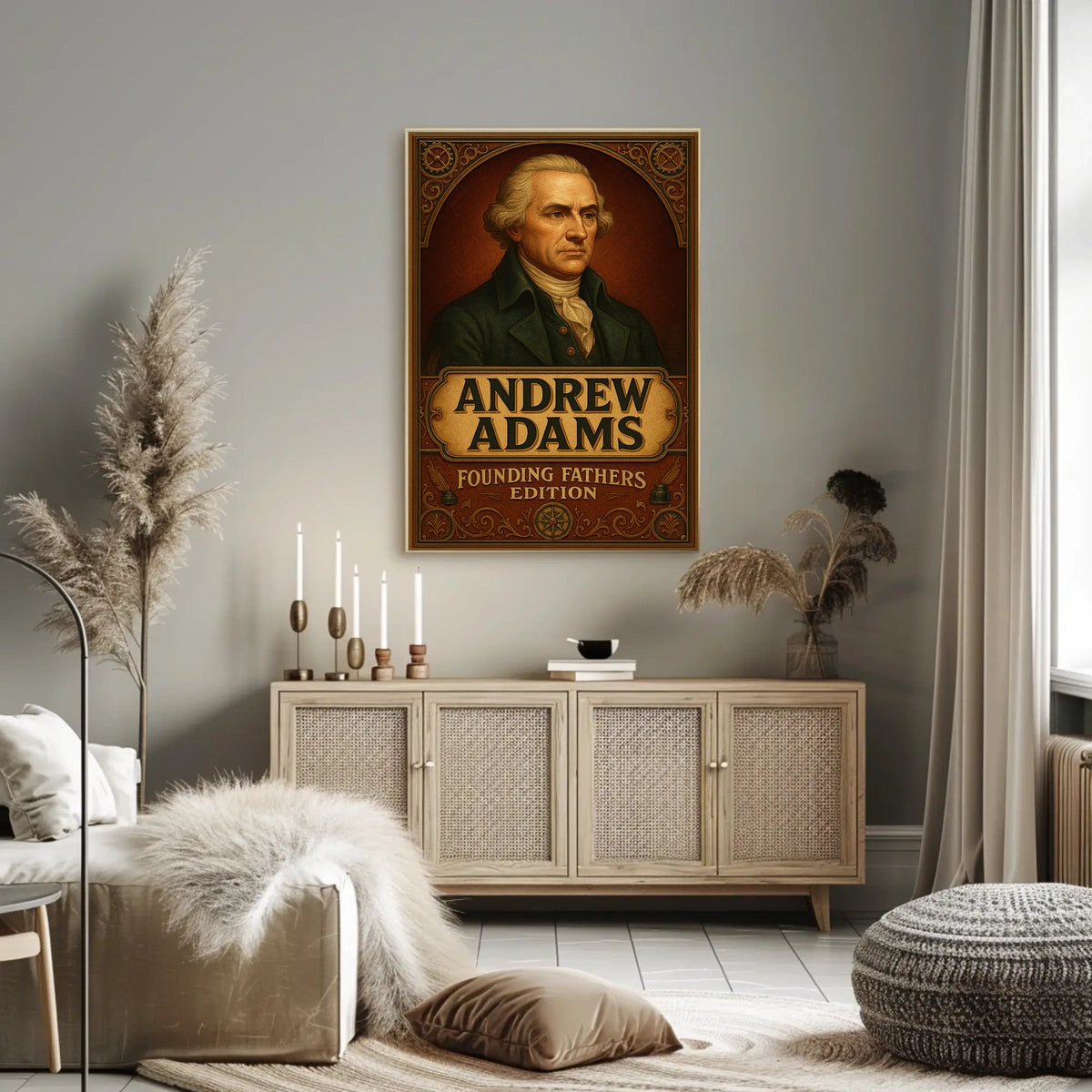 Andrew Adams Founding Fathers Edition Poster