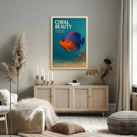 Coral Beauty Angelfish of the Reef Poster PosterGoat