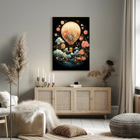 Dreamscape Voyage Surrealism Whimsical Adventure Poster