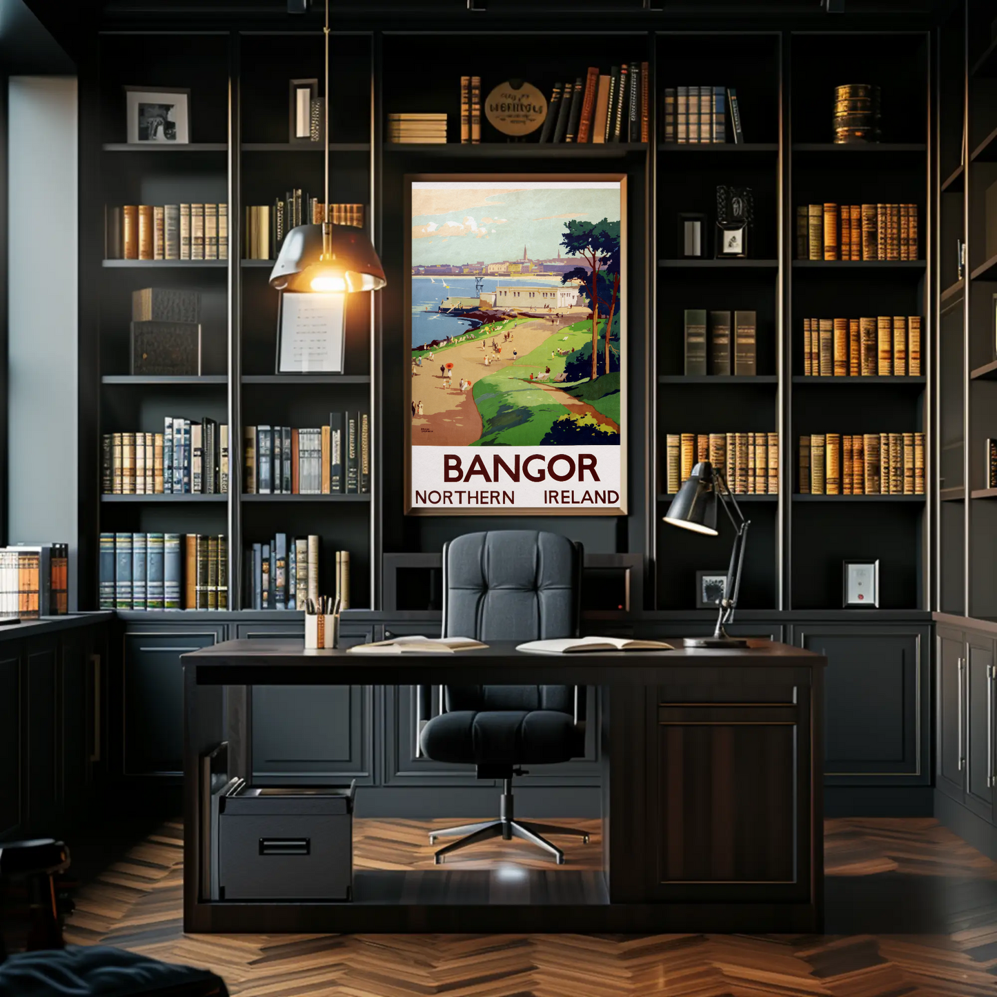 Vintage Poster - Bangor Northern Ireland