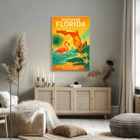 Discover Florida The Sunshine State Awaits Poster