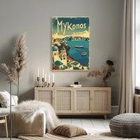 Discover Mykonos: Idyllic Greek Island Adventure Poster