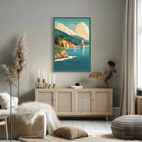 Tranquil Coastal Lighthouse Poster
