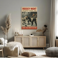 Hockey Night Saturday Brawl 1961 Poster