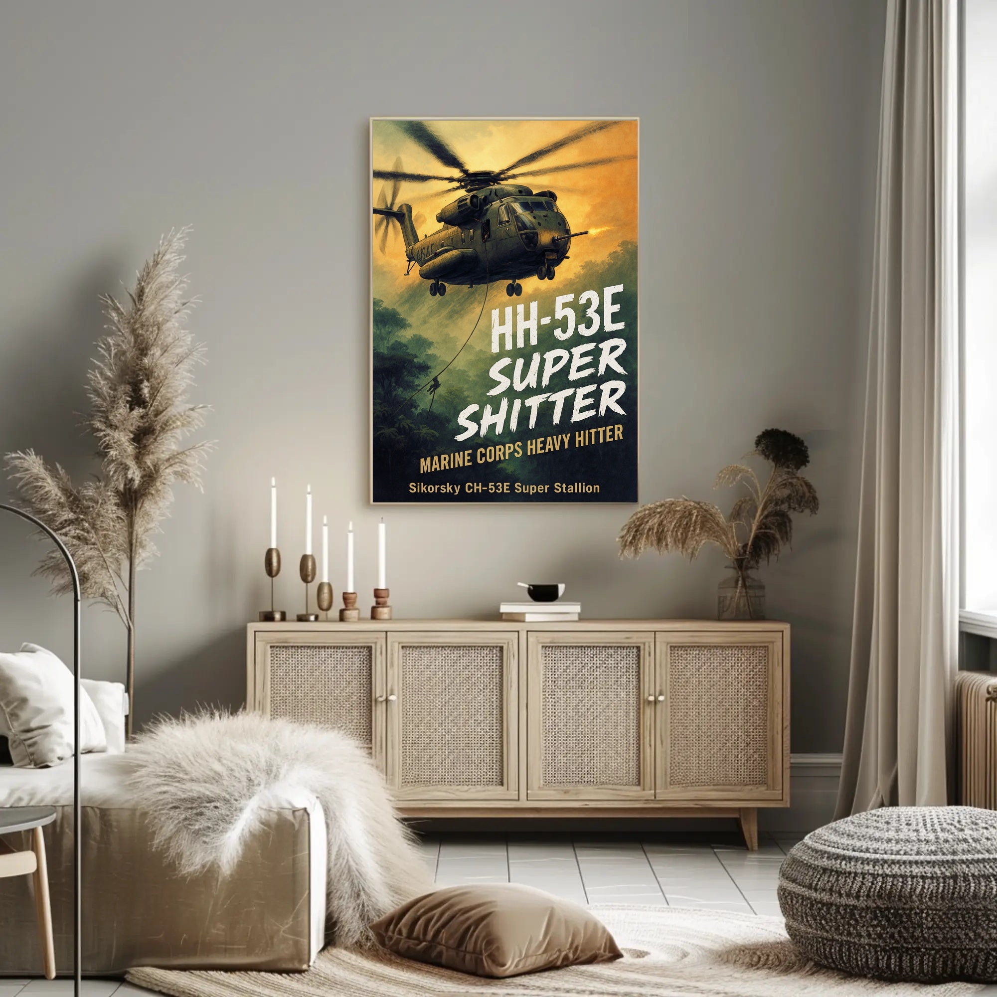 HH-53E Super Shitter Poster PosterGoat