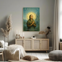 St. Bernadette A Vision of Grace Poster