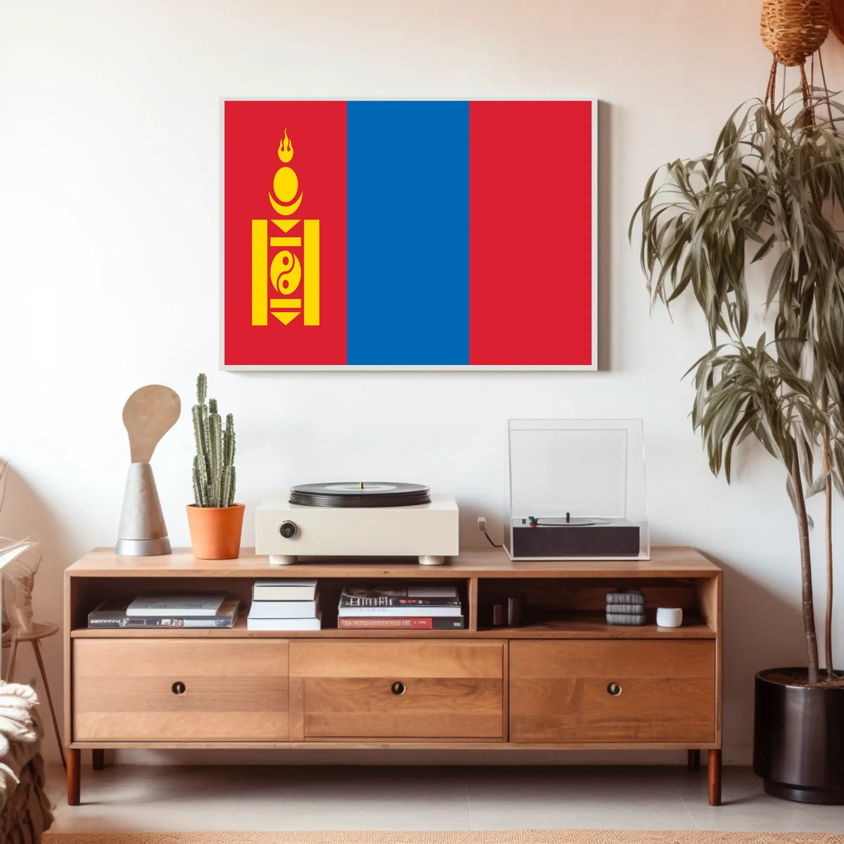 Mongolia Flag Poster