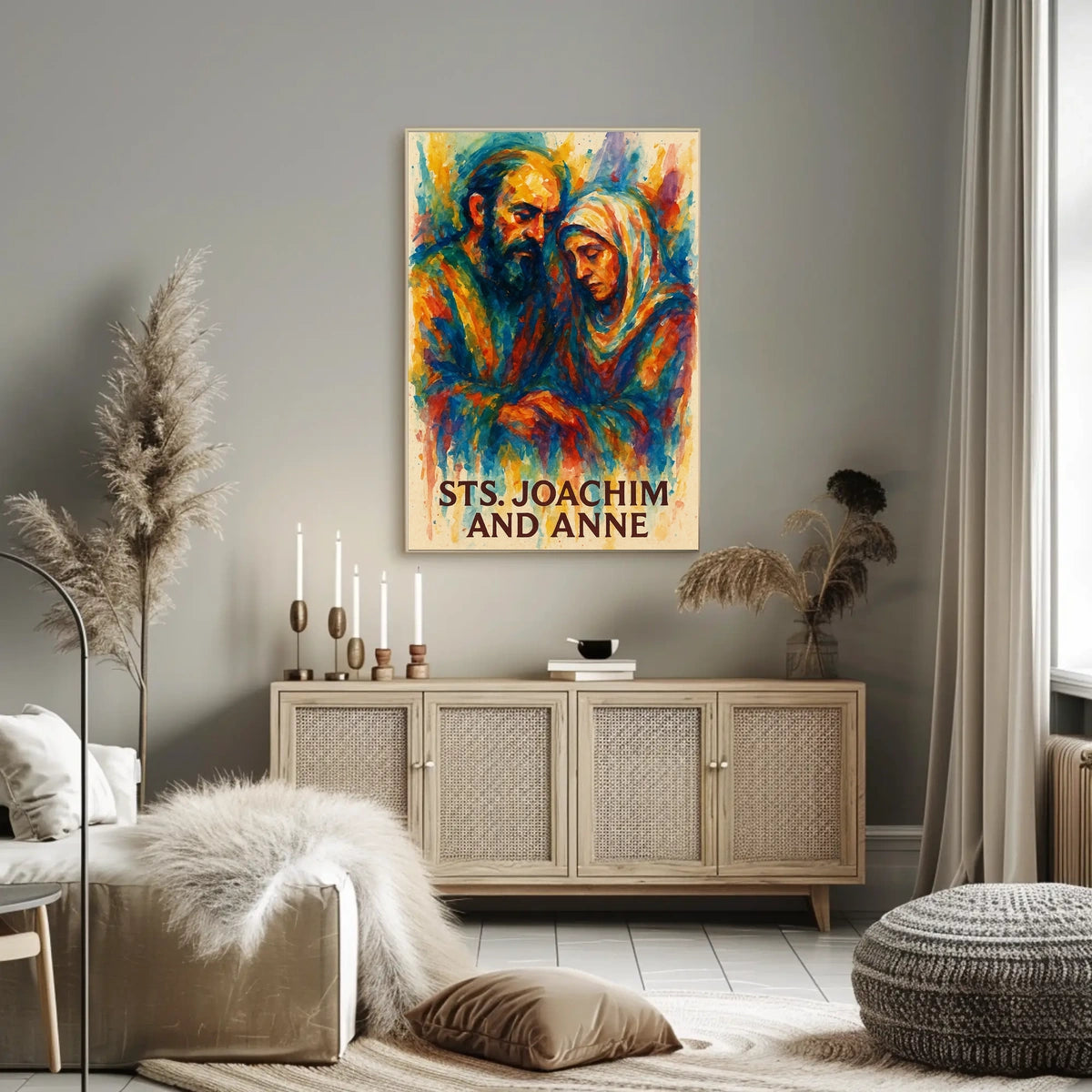 Saints Joachim And Anne Poster