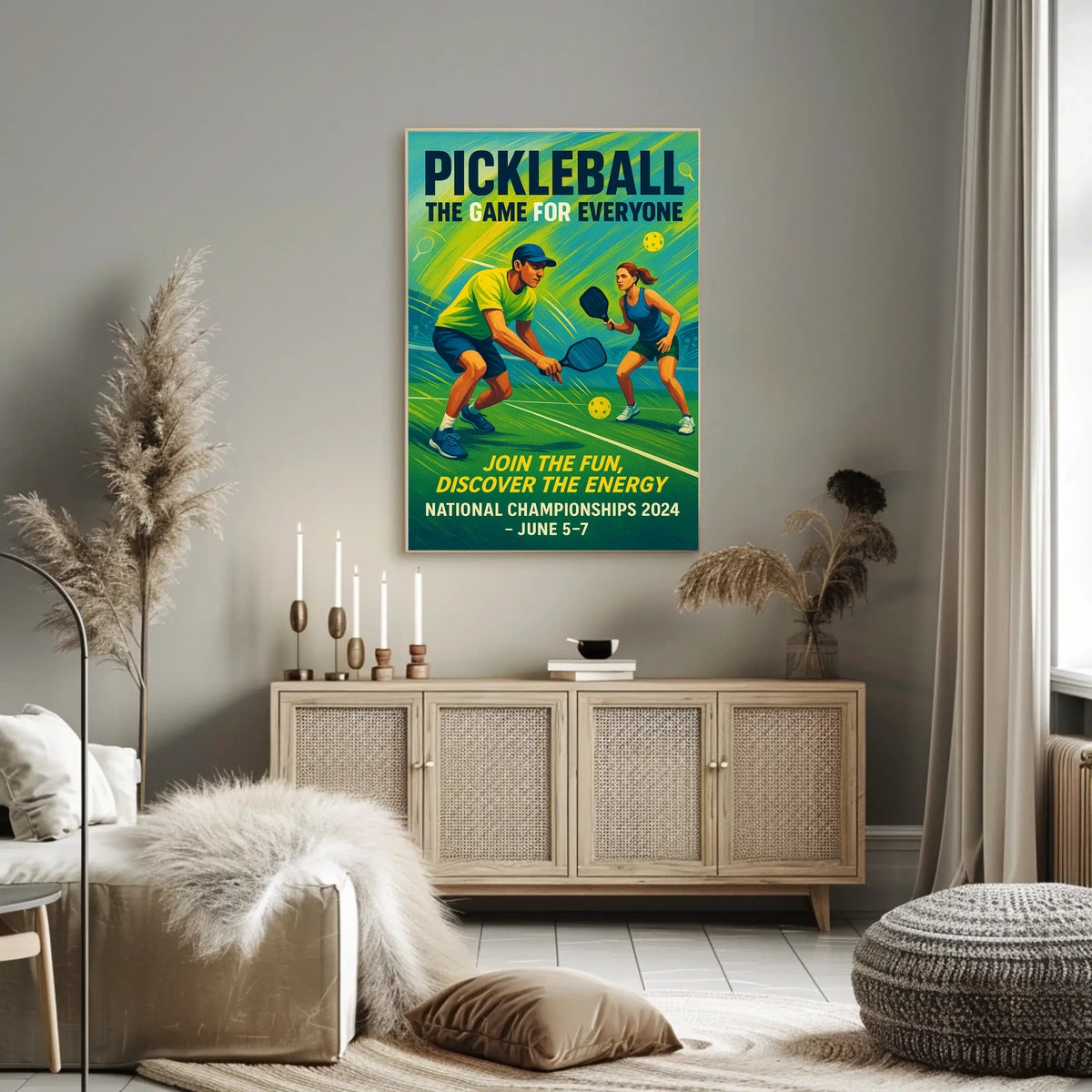 Pickleball National Championships 2024 Poster
