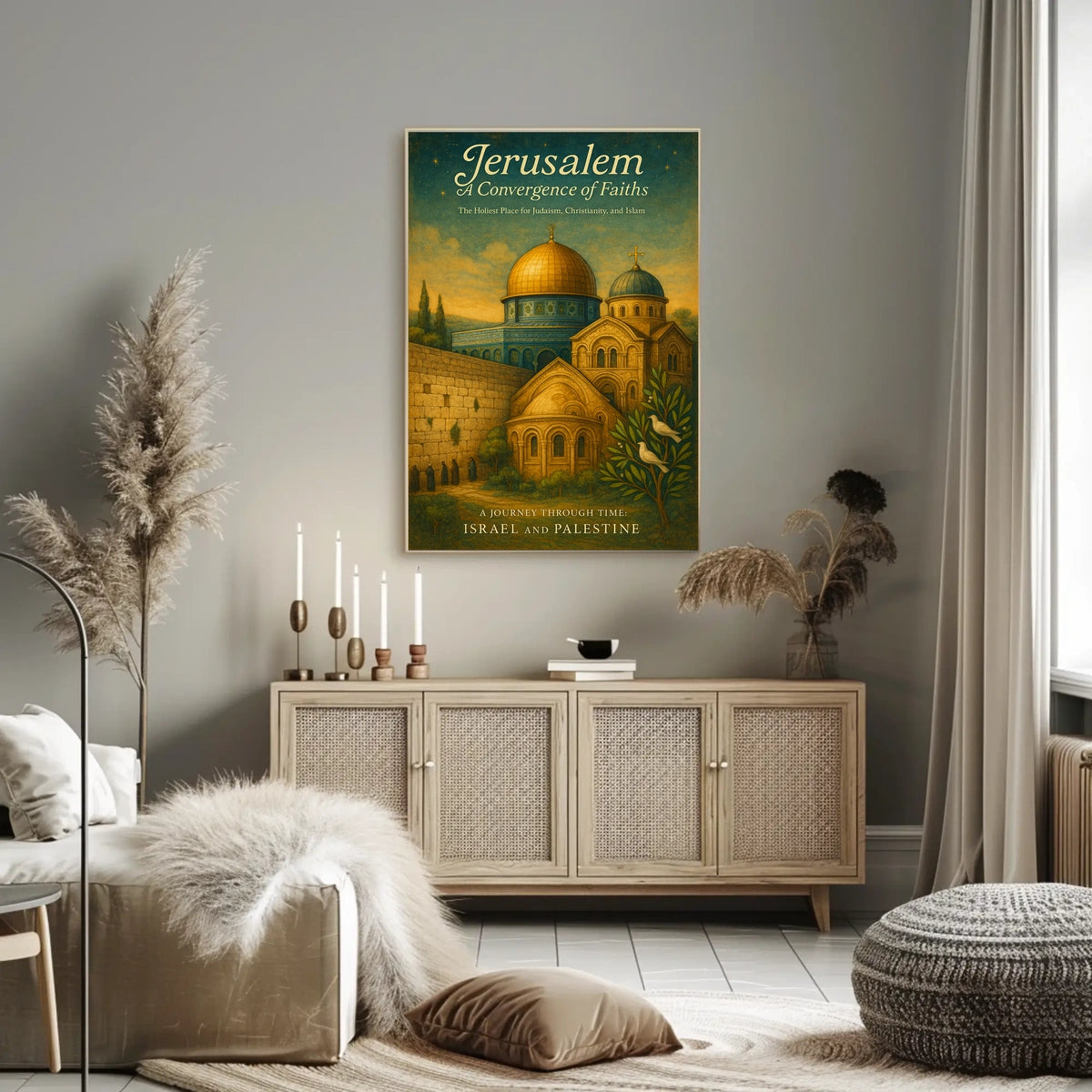 Jerusalem A Convergence Of Faiths Poster